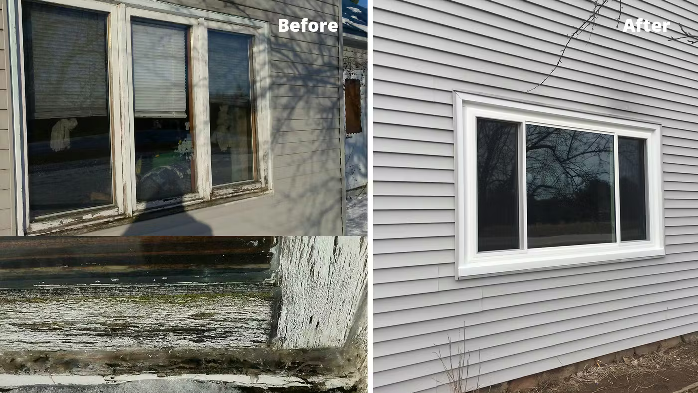 Illustration showing potential savings from window replacement
